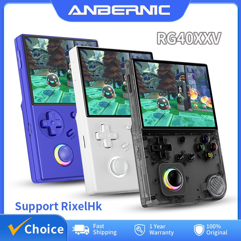 Retro Gaming Theme - ANBERNIC RG40XXV Retro คอนโซลเกมมือถือ 4 ''หน้าจอ