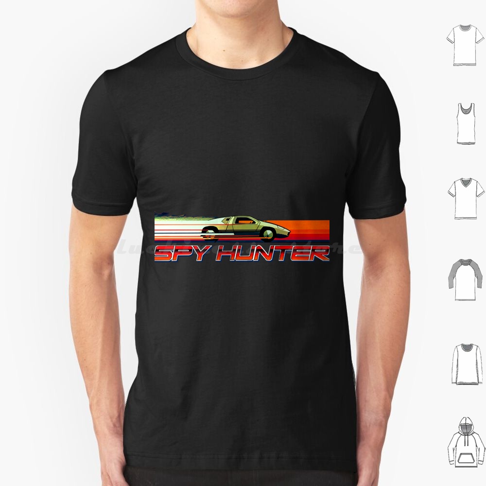 Retro Gaming T Shirt - เสื้อยืดเกม Mod.5 Arcade Hunter ไซส์ใหญ่ ผ้าฝ้าย