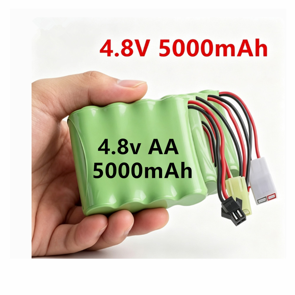 Rechargeable Battery Aa - AA 4.8v 5000mah แบตเตอรี่ NiMH แบบชาร์จไฟได้สำหรับของเล่น