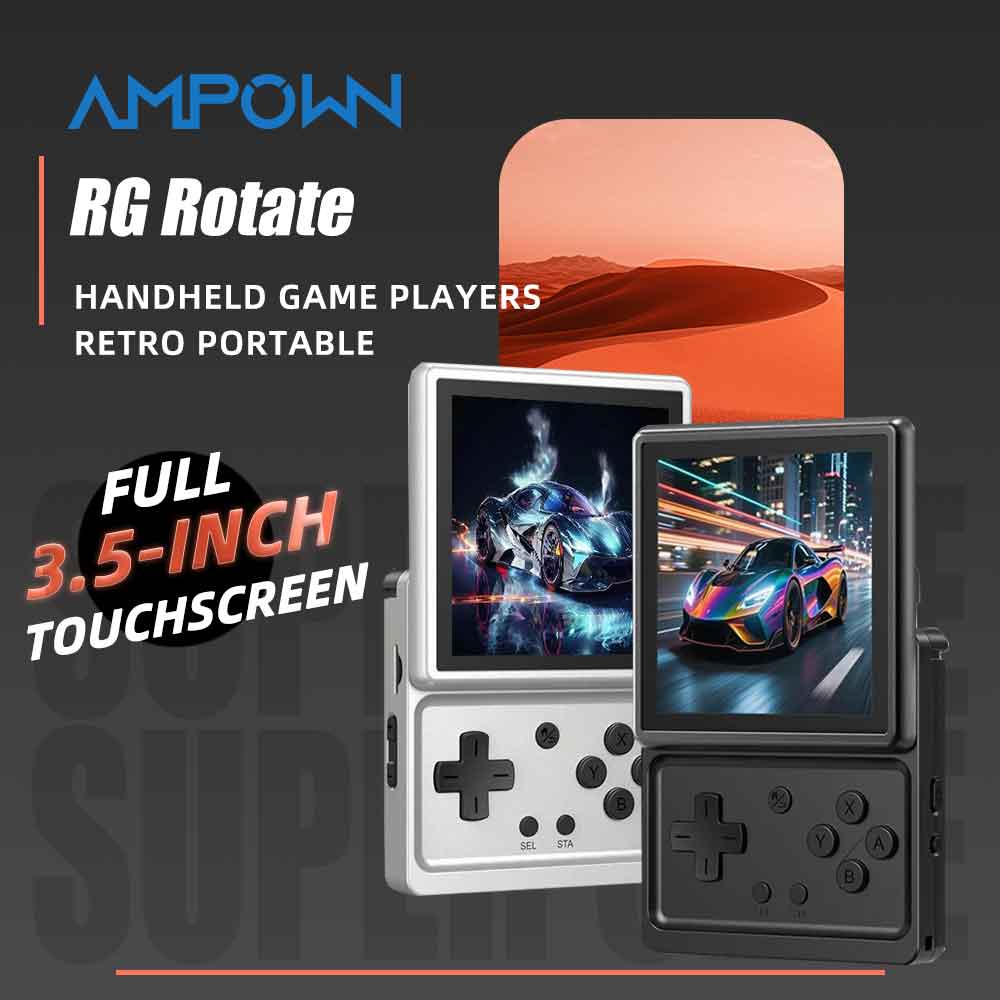 Retro Gaming Tablet - เครื่องเล่นเกมพกพา ANBERNIC RG Rotate ระบบ Android