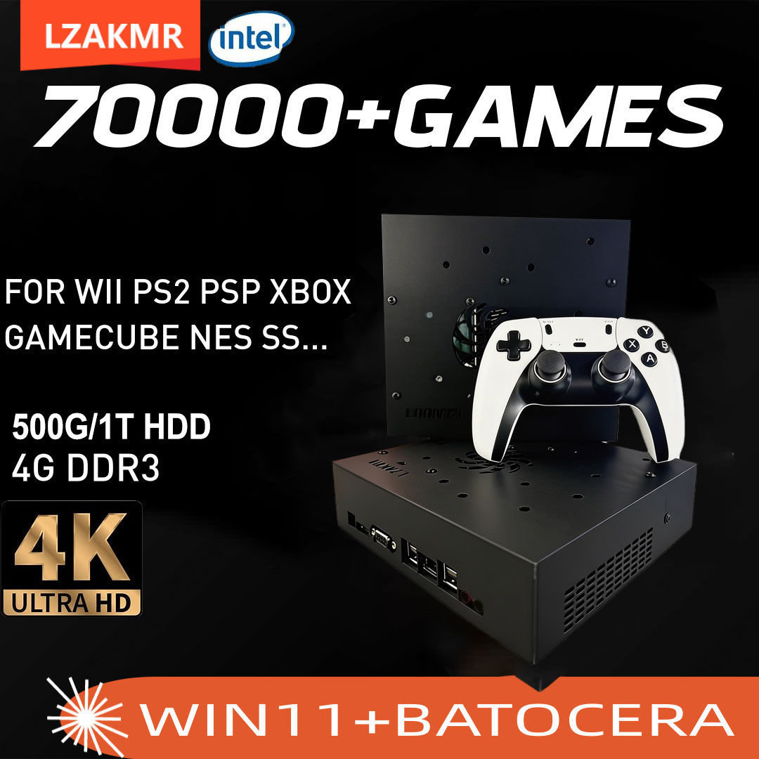 Retro Gaming System - ซุปเปอร์เกมคอนโซล X8 Pro 70000+ เกม I3-3110M
