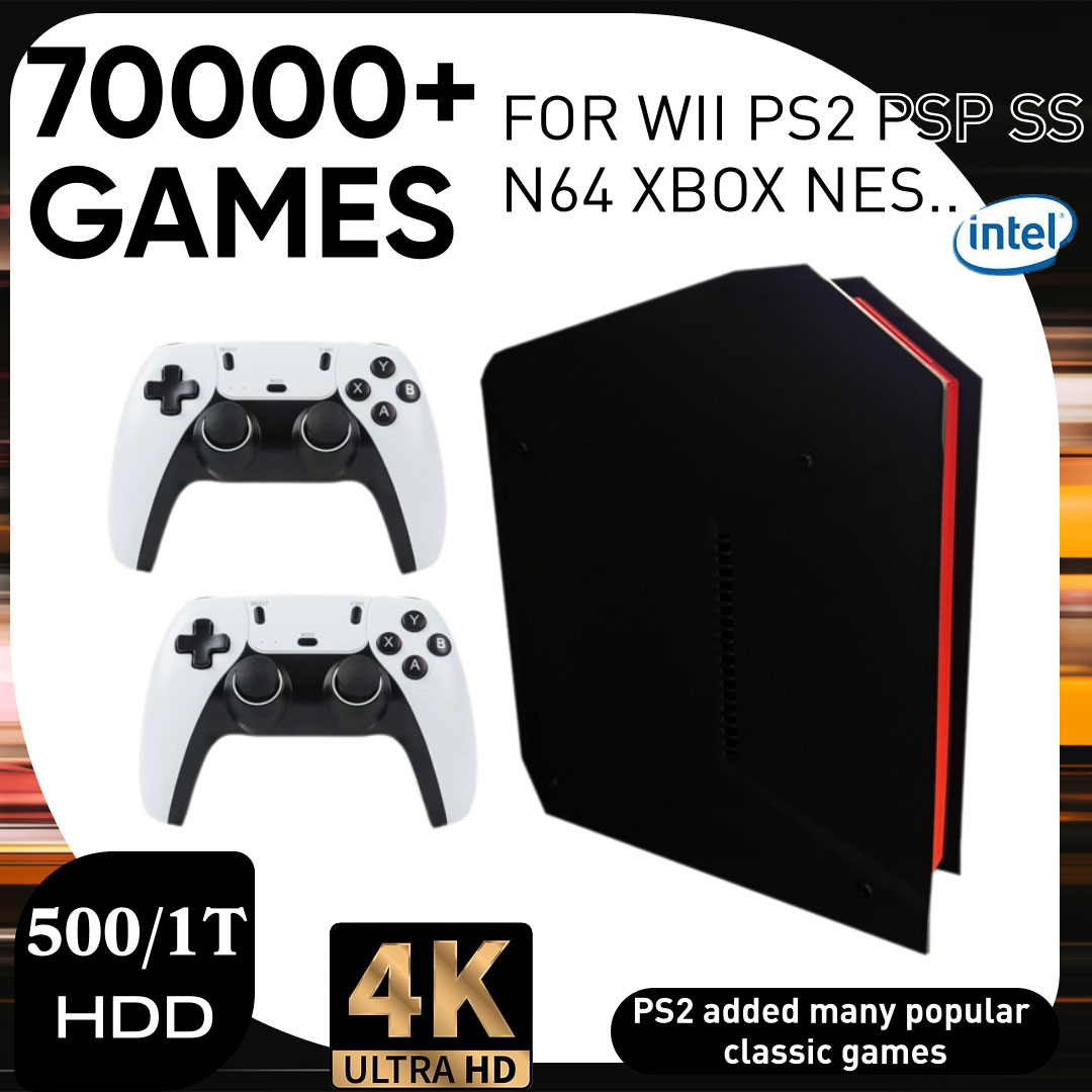 Retro Gaming System - เครื่องเล่นเกมย้อนยุค X4 พร้อมระบบคู่ 1TB และ CPU
