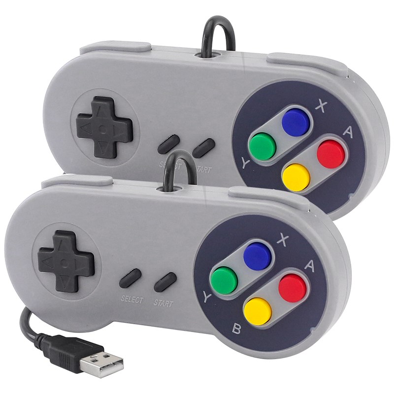 Retro Gaming Raspberry Pi 5 - USB Gamepad จอยสติ๊กสําหรับเล่นเกม Retro Gamepads สําหรับ