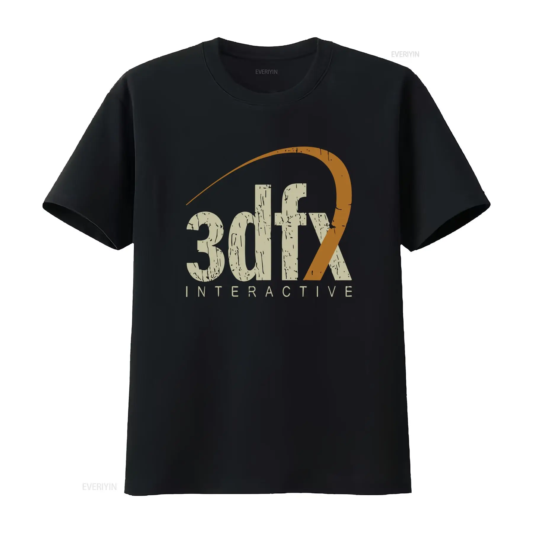 Retro Gaming T Shirt - เสื้อยืดผู้ชายลายกราฟิก 3dfx Interactive รุ่นปี 1994 สไตล์เรโทรเกมมิ่ง