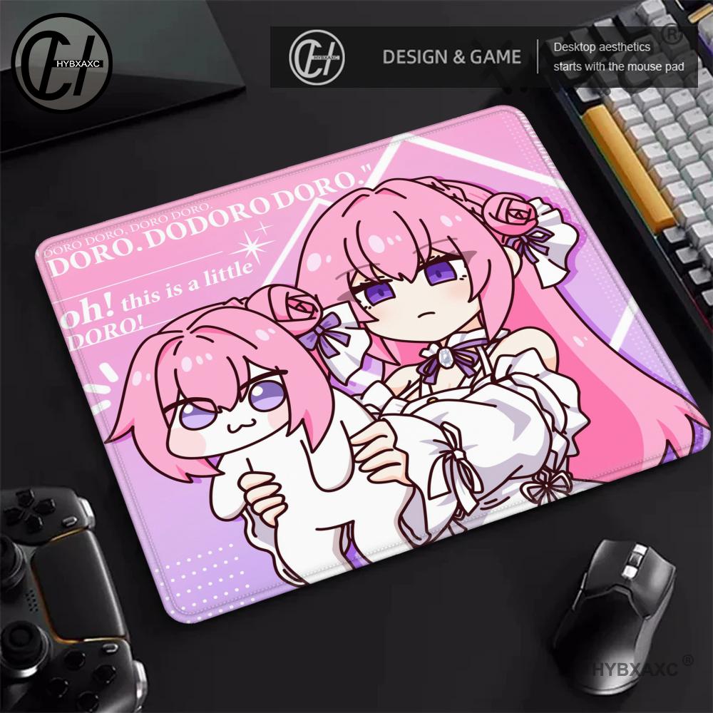 Retro Gaming Meme - แผ่นรองเมาส์ลายสก๊อตสีแดงเหลืองสไตล์เรโทร D-oro Meme ขนาดเล็ก แผ่นรองเมาส์มินิมอลลายอนิเมะ แผ่นรองเมาส์สำหรับเล่นเกมบนแล็ปท็อปแบบเรียบ