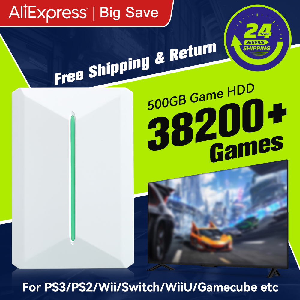 Retro Gaming Theme - Retrobat & playnite คอนโซลเกมย้อนยุค500GB สำหรับ PS3/PS2/SWITCH/wi/wi/laptop