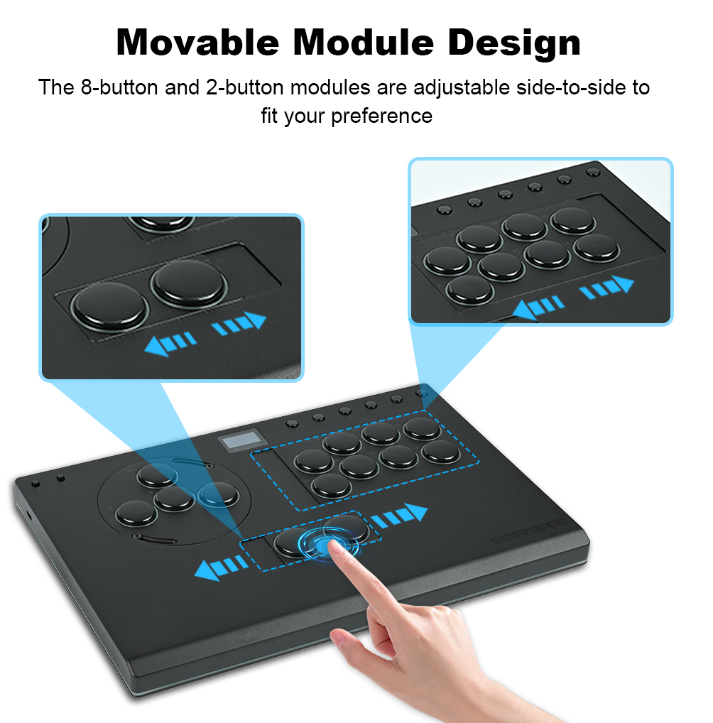 คอนโทรลเลอร์ Haute42 X-Move อล - Arcade Stick Joystick บทวิจารณ์และราคา