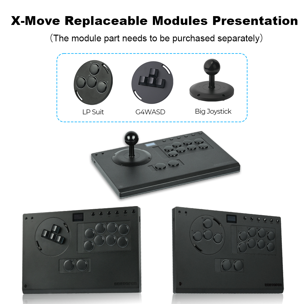 คอนโทรลเลอร์ Haute42 X-Move อล - Arcade Stick Joystick บทวิจารณ์และราคา