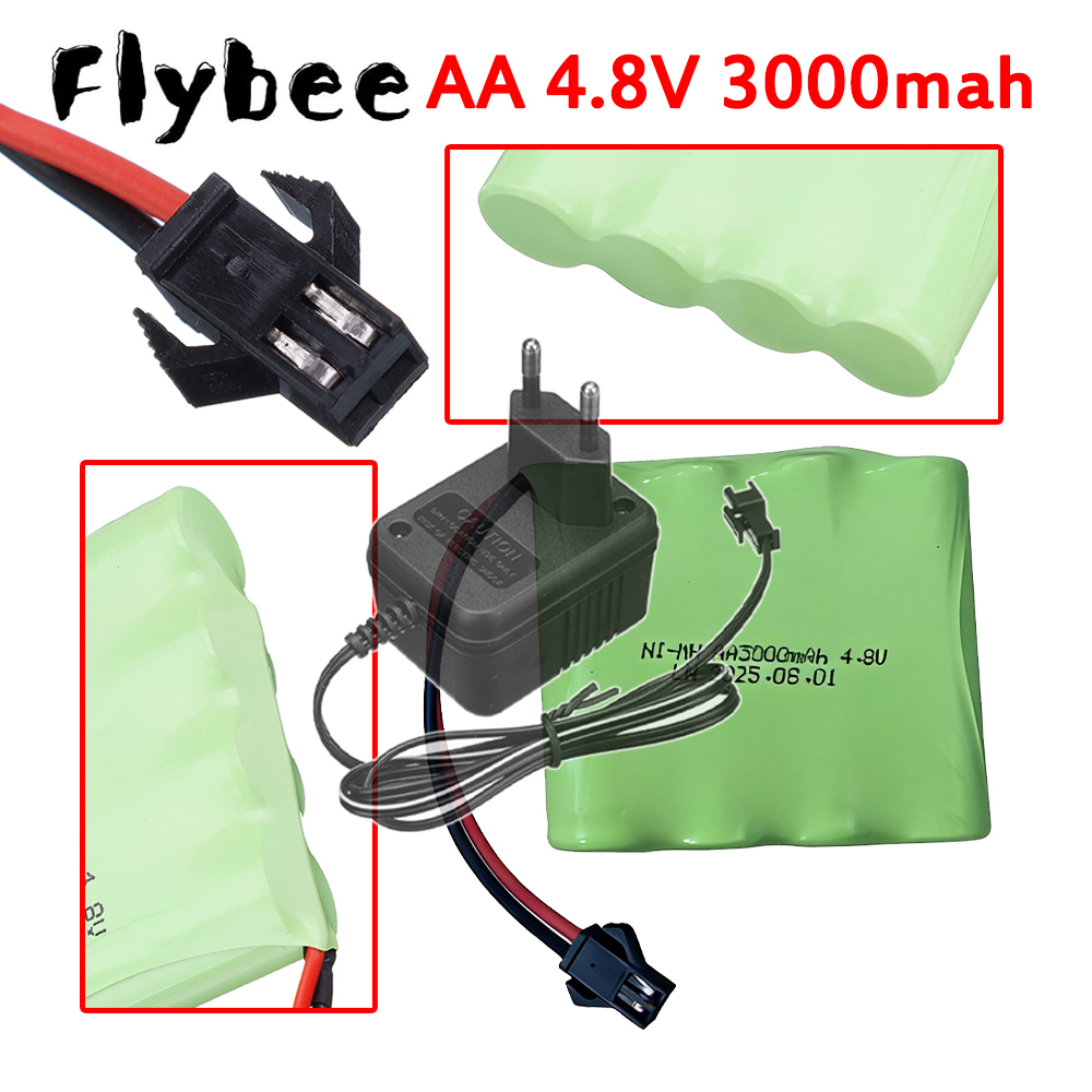 แบตเตอรี่แบบชาร์จได้ NiMH 4.8V - Rechargeable Battery Aa บทวิจารณ์และราคา