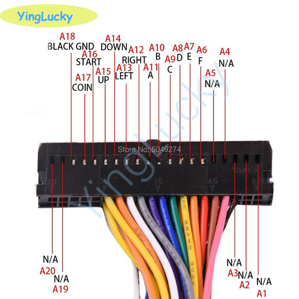 ตู้40-Pin สายรัด Pandora กล่อง - Arcade Stick Joystick บทวิจารณ์และราคา