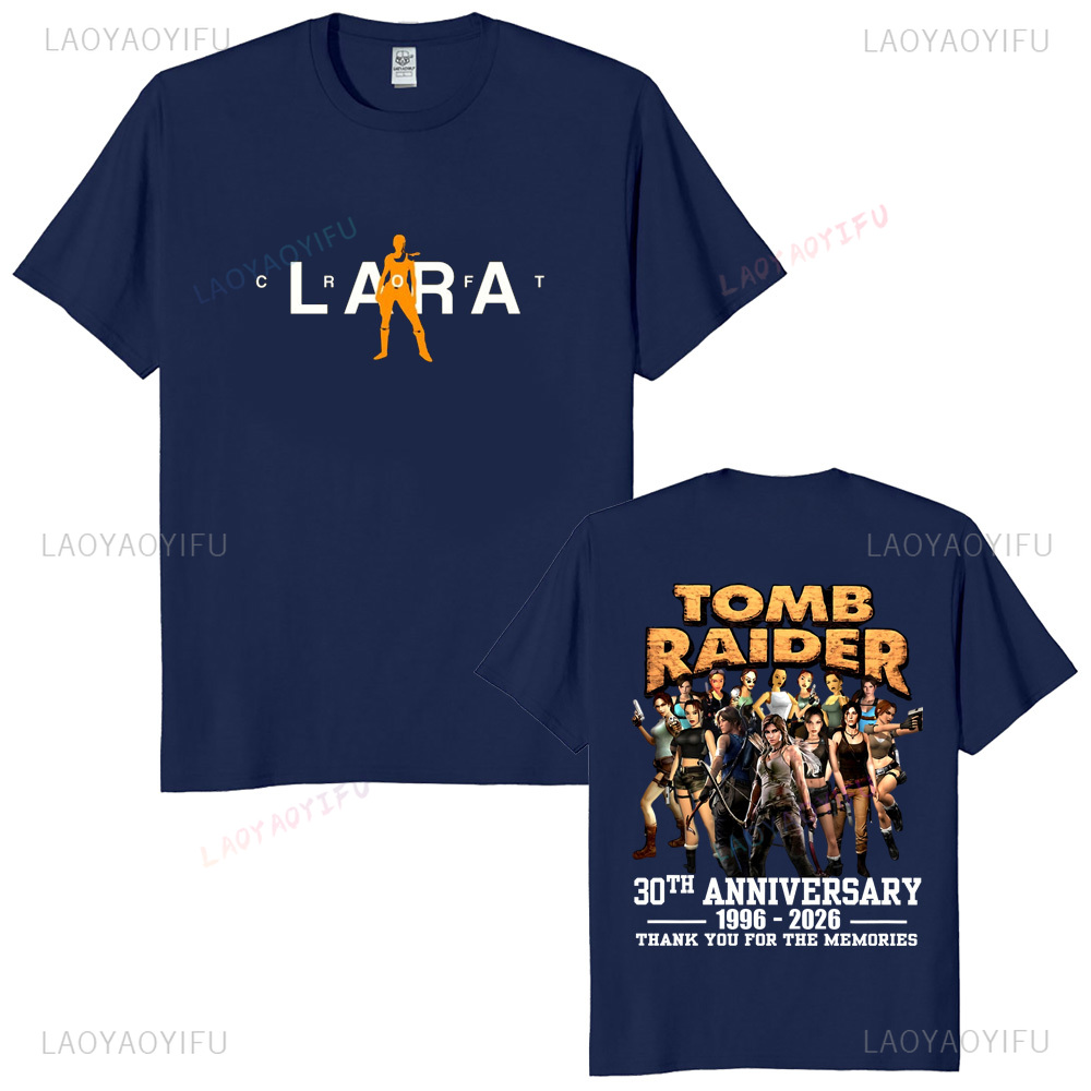 เสื้อยืดวินเทจทอมบ์ไรเดอร์ฉลอง - Retro Gaming T Shirt บทวิจารณ์และราคา