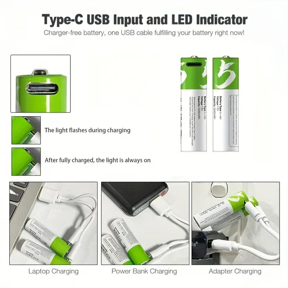 8 ชิ้น 1.5V AA 2600mWh ความจุแ - Rechargeable Battery Aa บทวิจารณ์และราคา