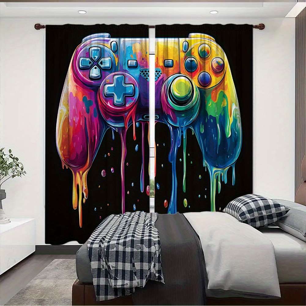 ผ้าม่านลายเกมย้อนยุค ผ้าม่านป๊ - Background Retro Gaming บทวิจารณ์และราคา