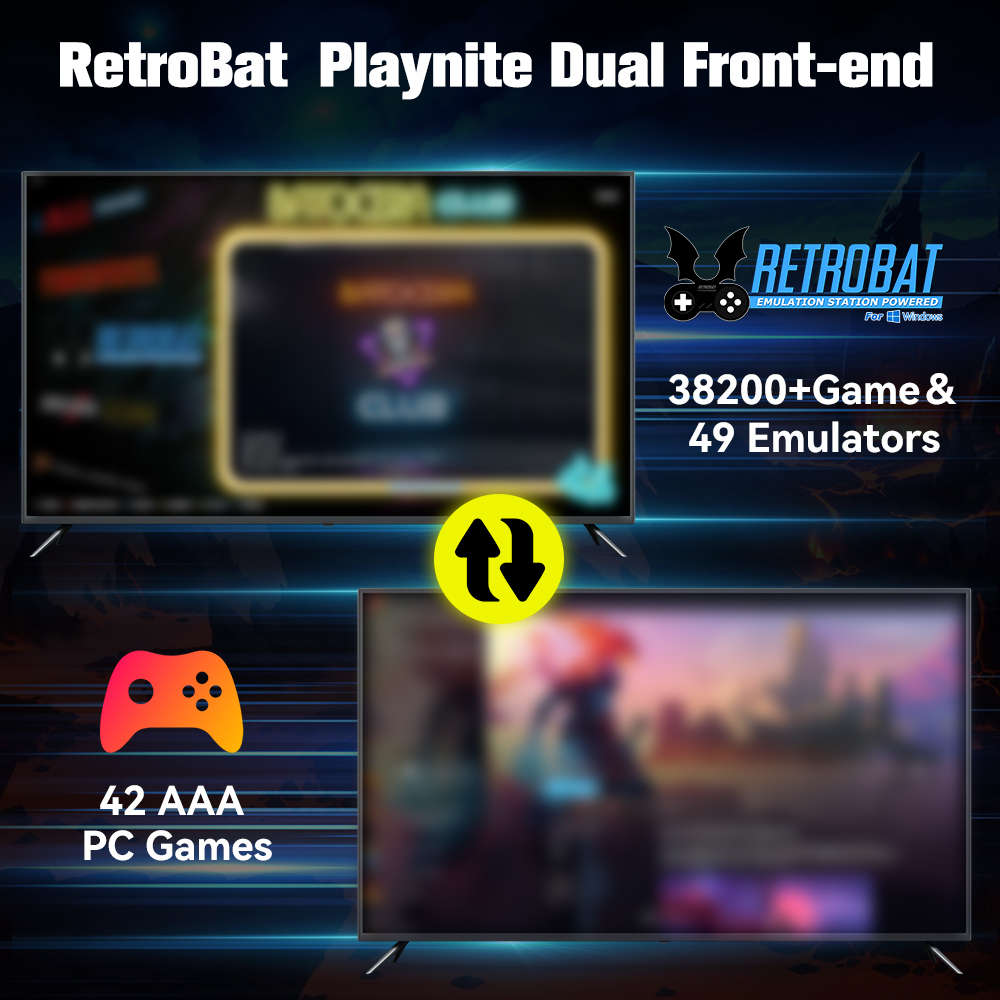 Retrobat & Playnite ระบบ HDD ค - Retro Gaming System บทวิจารณ์และราคา