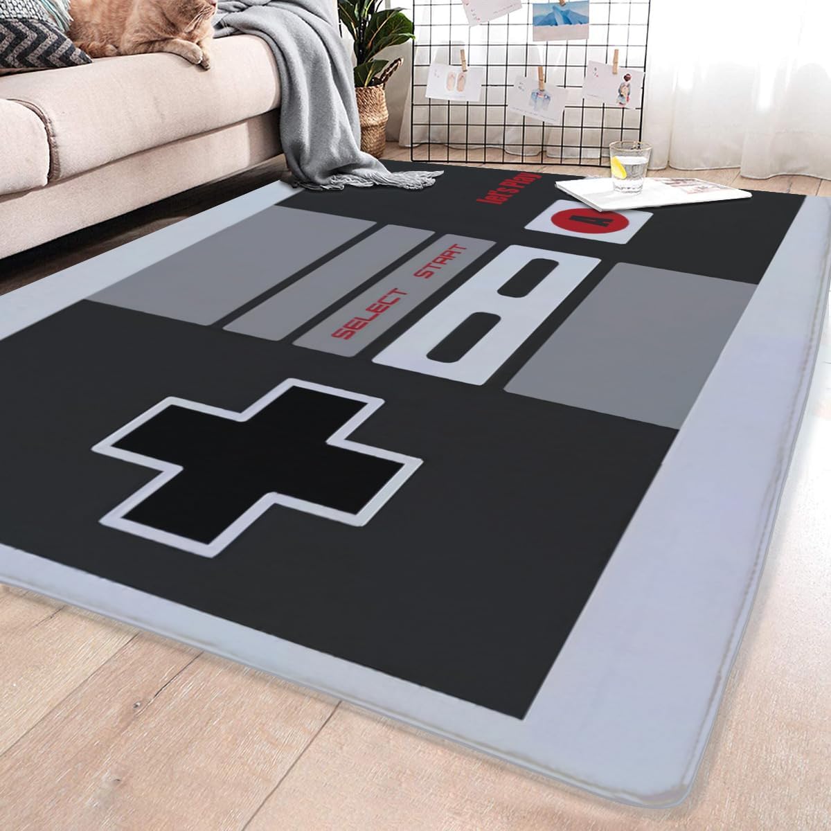 พรมลายคอนโทรลเลอร์ NES สไตล์วิ - Retro Gaming Theme บทวิจารณ์และราคา