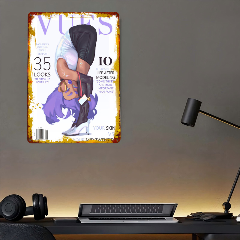 นิตยสาร VUES: ป้ายโลหะพิมพ์ลาย - Retro Gaming Magazine บทวิจารณ์และราคา