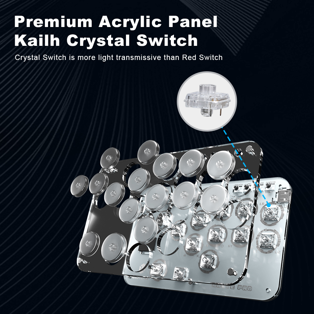 จอยสติ๊ก Haute42 Arcade Hitbox - Arcade Stick Joystick บทวิจารณ์และราคา