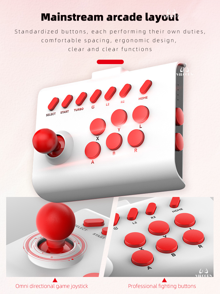 BSP-ตัวควบคุมเกมไร้สาย Joystic - Arcade Stick Joystick บทวิจารณ์และราคา