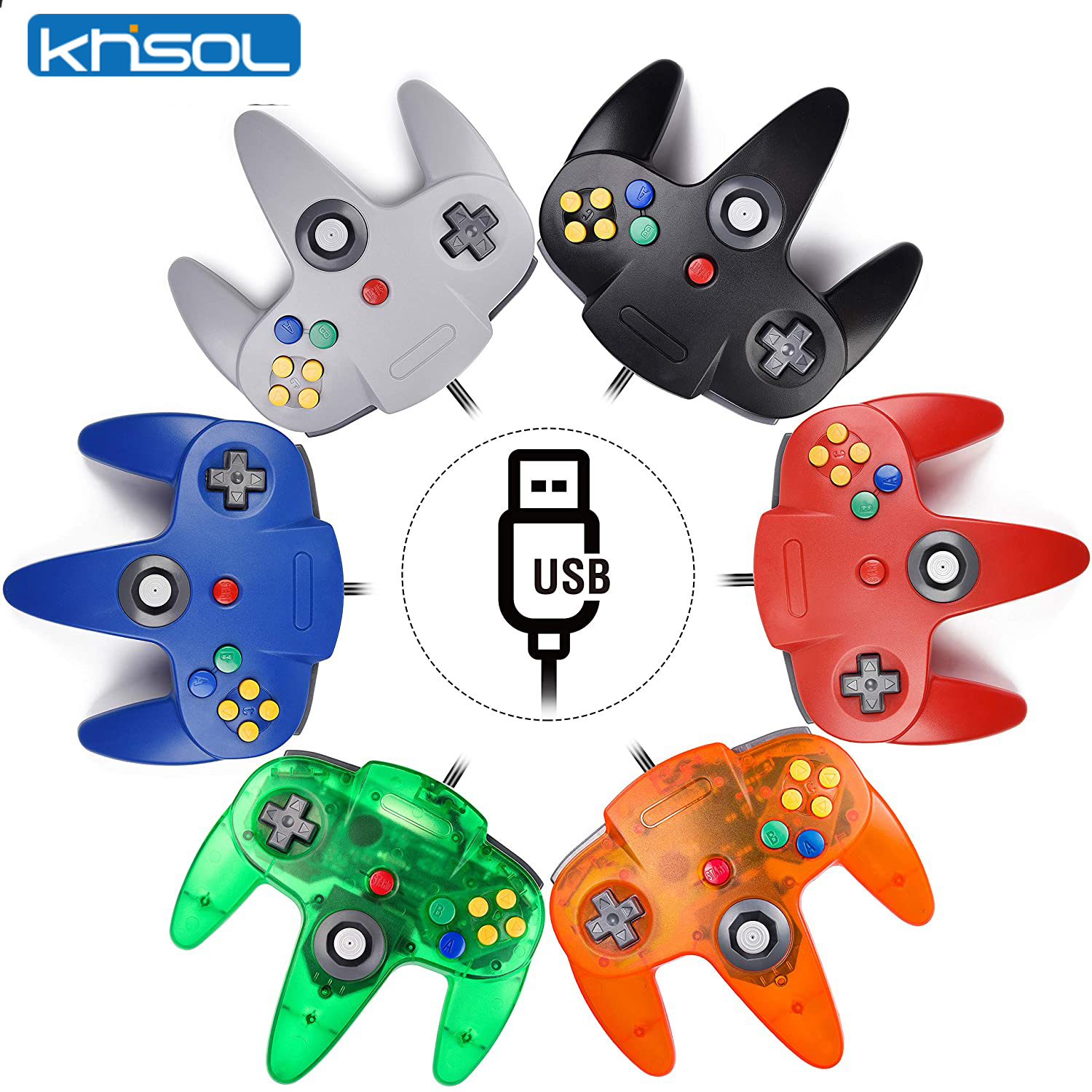 N64 Controller คลาสสิก USB แบบ - Retro Gaming Theme บทวิจารณ์และราคา