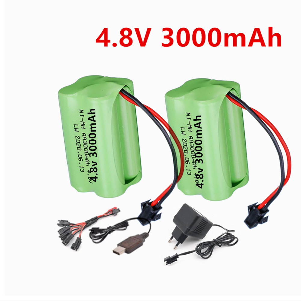 แบตเตอรี่แบบชาร์จได้ 4.8v 3000 - Rechargeable Battery Aa บทวิจารณ์และราคา