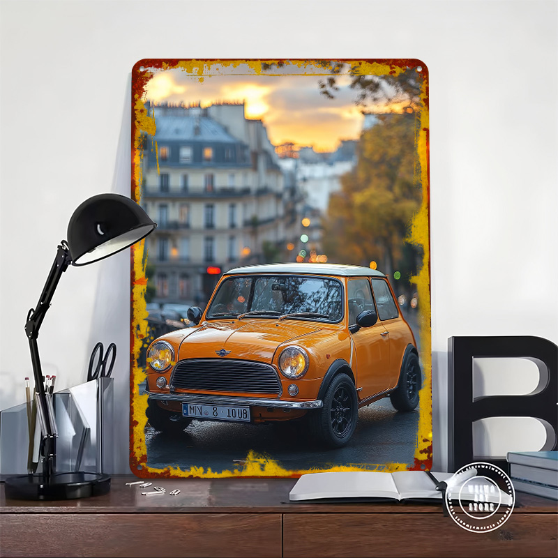 ป้ายโลหะตกแต่งผนังลายรถคลาสสิก - Retro Gaming Paris บทวิจารณ์และราคา