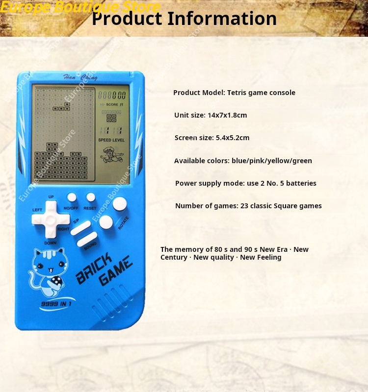 เครื่องเล่นเกมพกพาสำหรับเด็ก ห - Retro Gaming System บทวิจารณ์และราคา